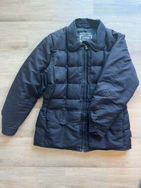 Pacific Trail, Down Filled Quilted Puffer, Winter Jacket, Black, Woman’s Large